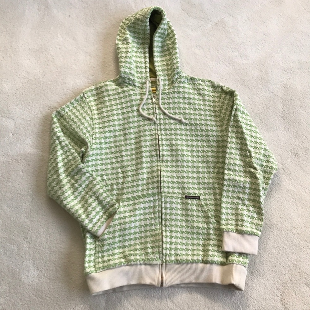 GRN Green Apple Tree Zip Hoodie knit Green Mens L
